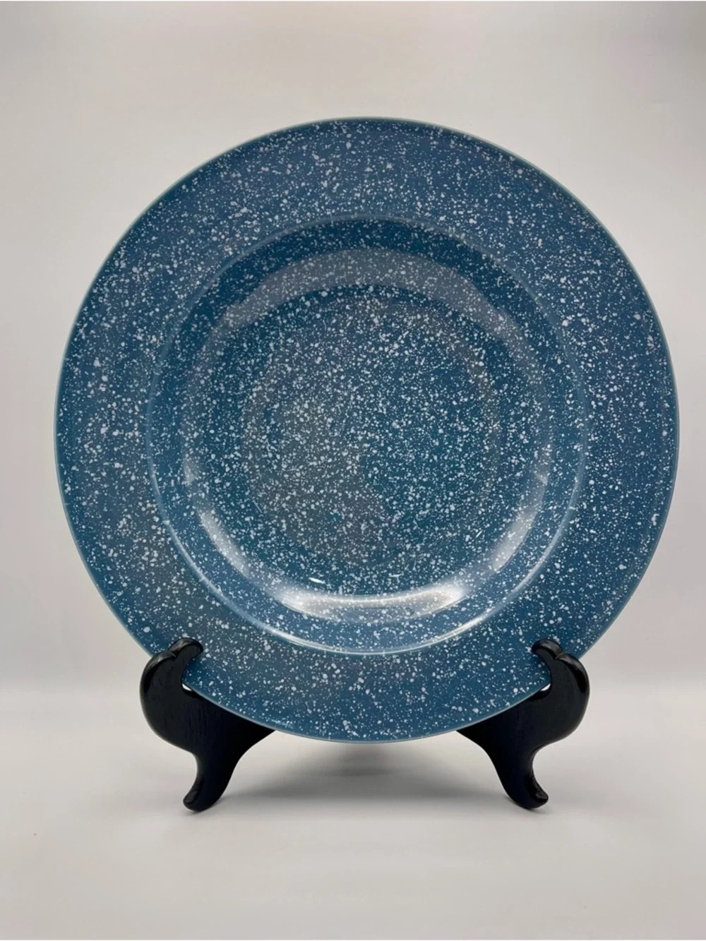 Vintage Mikasa Ultrastone Country Blue Rimmed Bowls Set of 2 Japan